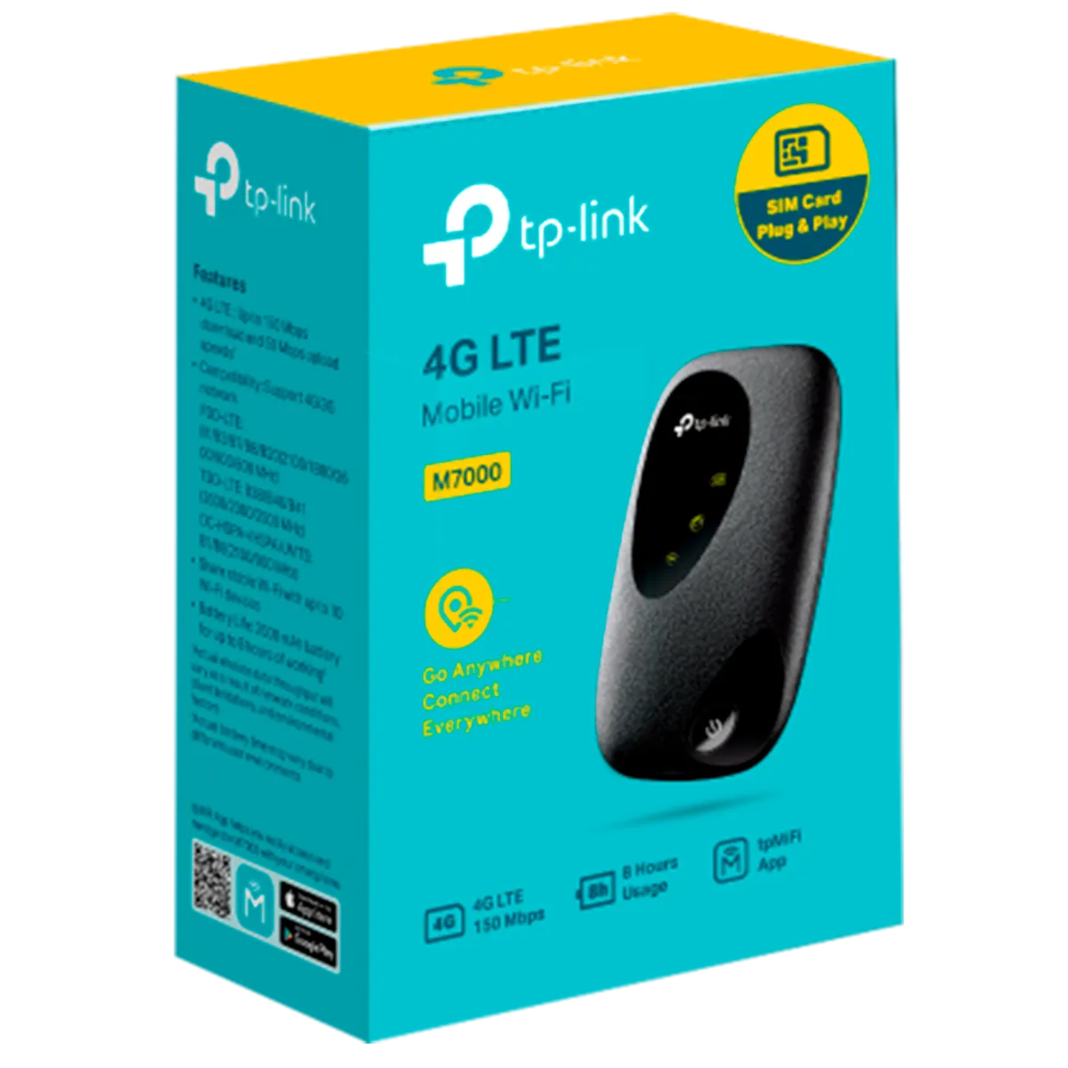 TP-Link M7000 / Беспроводной мобильный маршрутизатор 4G LTE