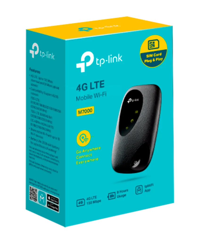 TP-Link M7000 / Беспроводной мобильный маршрутизатор 4G LTE