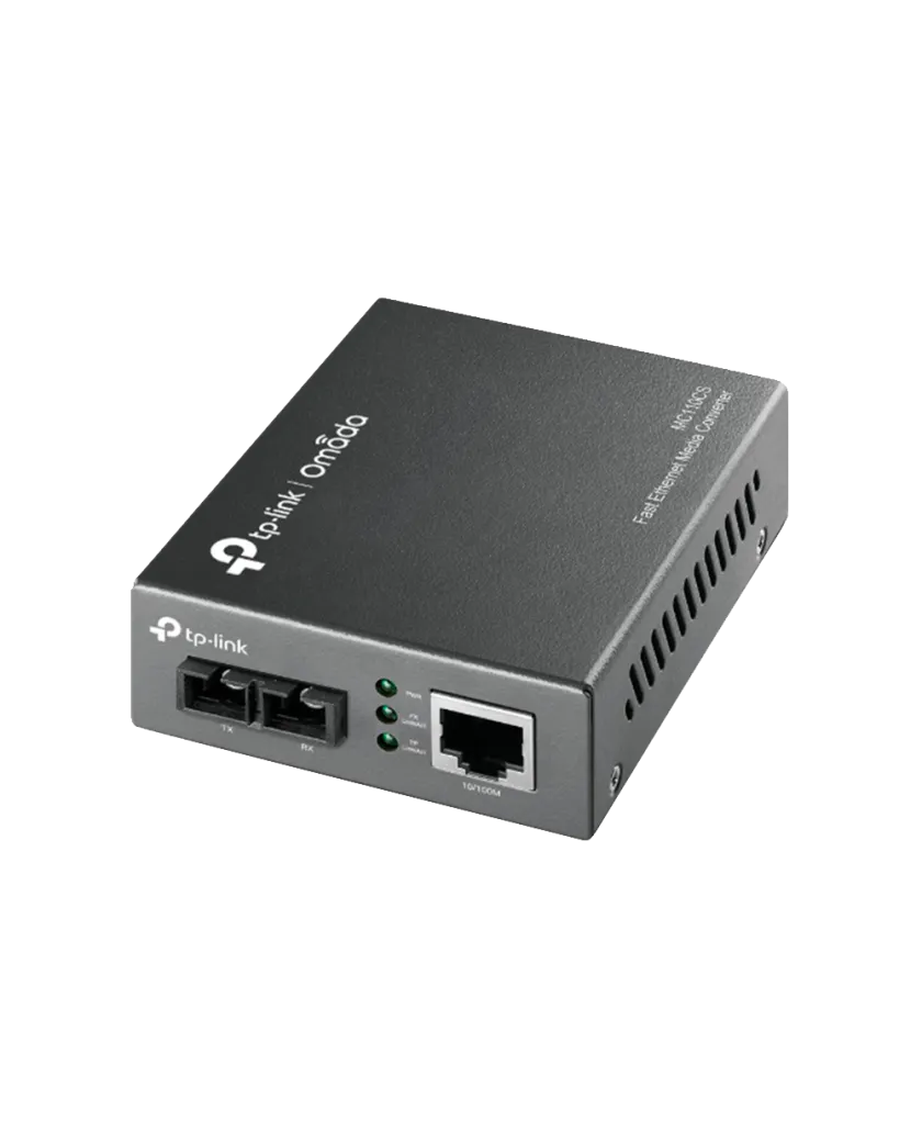 TP-Link Omada MC110CS / Однорежимный медиаконвертер 10/100 Мбит/с