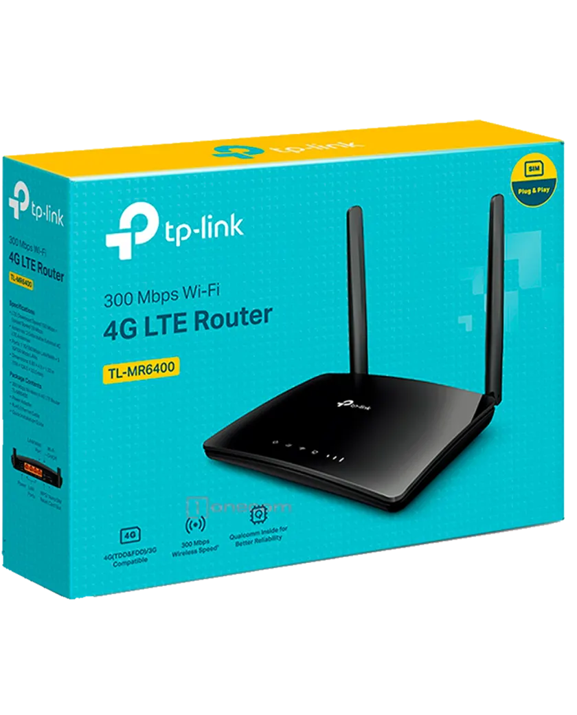 TP-Link Archer TL-MR6400 / N300 Беспроводной маршрутизатор с 4G LTE co слотом для SIM-карты