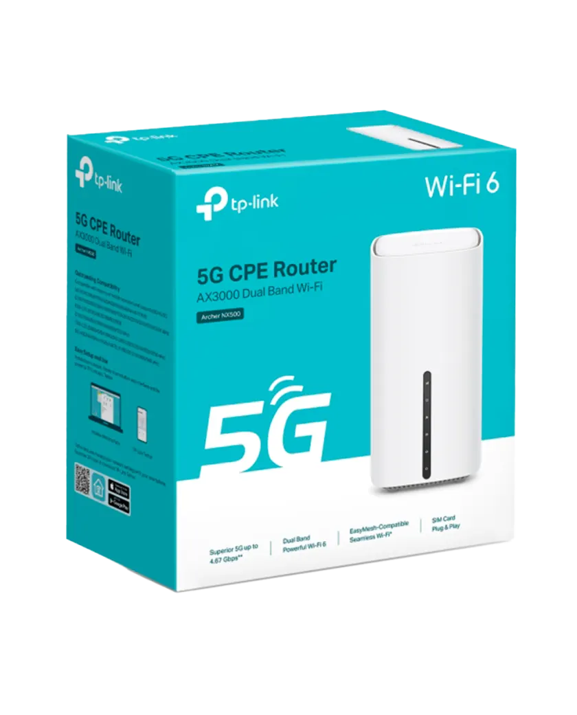 TP-Link Archer NX500 5G / AX3000 Двухдиапазонный беспроводной гигабитный 5G-маршрутизатор