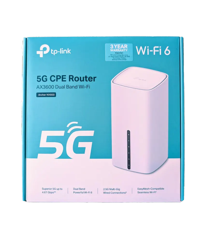 TP-Link Archer NX600 5G / AX3600 Двухдиапазонный беспроводной гигабитный 5G-маршрутизатор