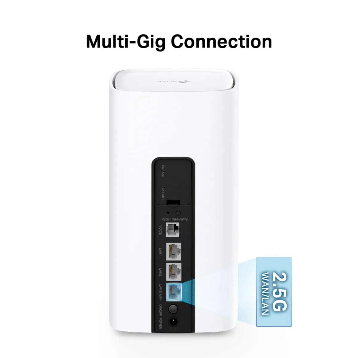TP-Link NX620v / AX3600 Гигабитный 5G-роутер Wi-Fi 6 с 2.5GbE, телефонией VoLTE/VoNR и EasyMesh
