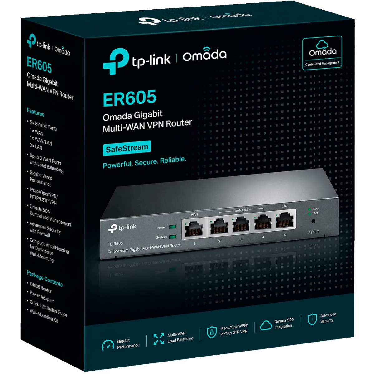 TP-Link Omada ER605 / Гигабитный VPN-маршрутизатор Omada