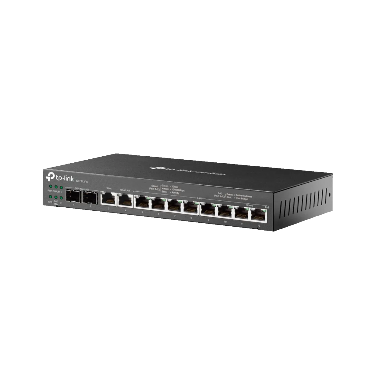 TP-Link Omada ER7212PC / Гигабитный VPN маршрутизатор со встроенным контроллером и 8 портами PoE+