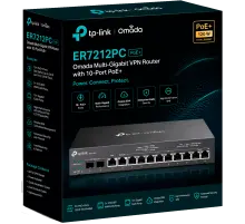 TP-Link Omada ER7212PC / Гигабитный VPN маршрутизатор со встроенным контроллером и 8 портами PoE+