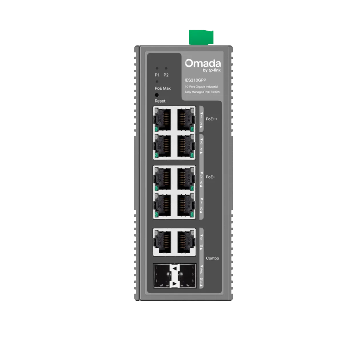 TP-Link Omada IES210GPP / Гигабитный коммутатор Omada с 10 портами и поддержкой PoE+ (8 портов)