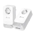 TP-Link PG2400P KIT / G.hn2400 Комплект гигабитных Powerline-адаптеров MIMO с розеткой, 2 модуля, 1428 Мбит/с