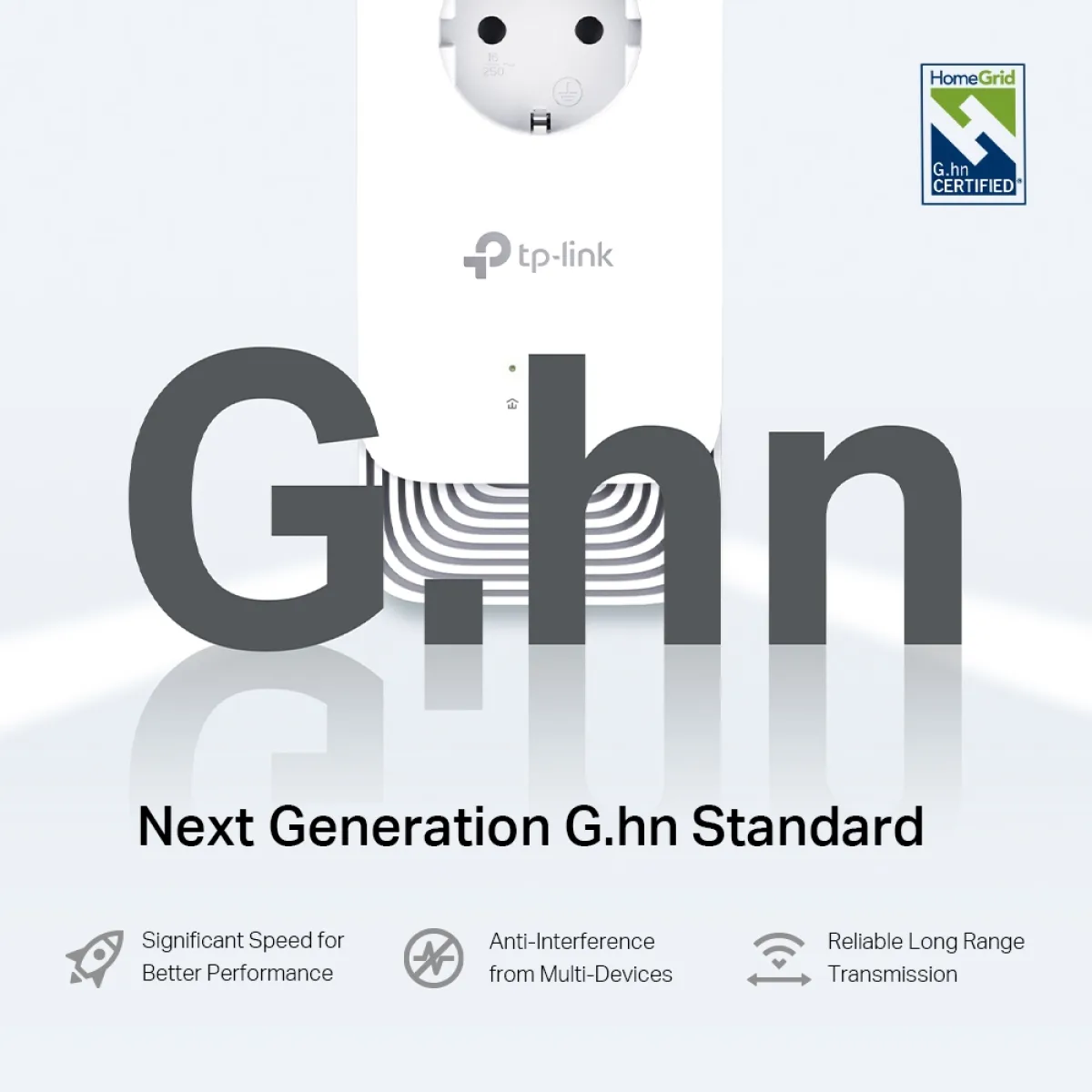 TP-Link PG2400P KIT / G.hn2400 Комплект гигабитных Powerline-адаптеров MIMO с розеткой, 2 модуля, 1428 Мбит/с