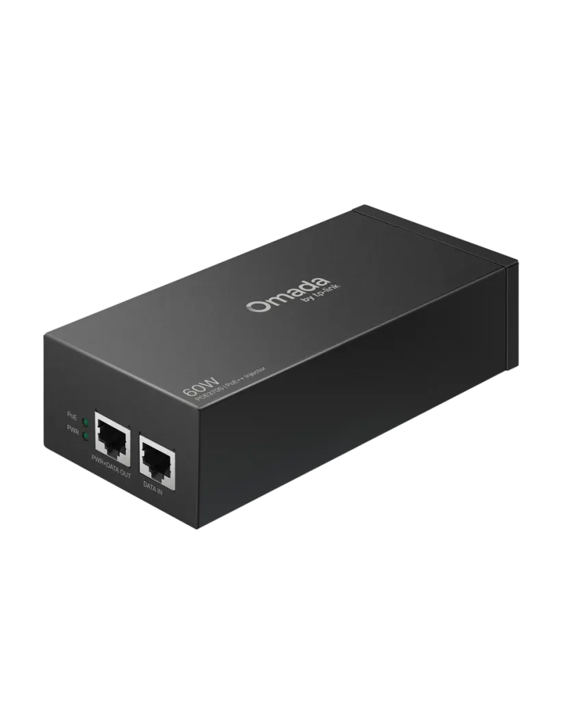 TP-Link POE370S / 10G Инжектор PoE++ IEEE 802.3af/at/bt Type 3, 60 Вт, 2×RJ45