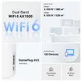 TP-Link Deco PX10 (3-Pack) AX1500 + AV1000 Wi-Fi 6