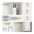 TP-Link RE235BE / BE3600 Двухдиапазонный усилитель сигнала Wi-Fi 7 с EasyMesh, MLO и портом 2.5GbE