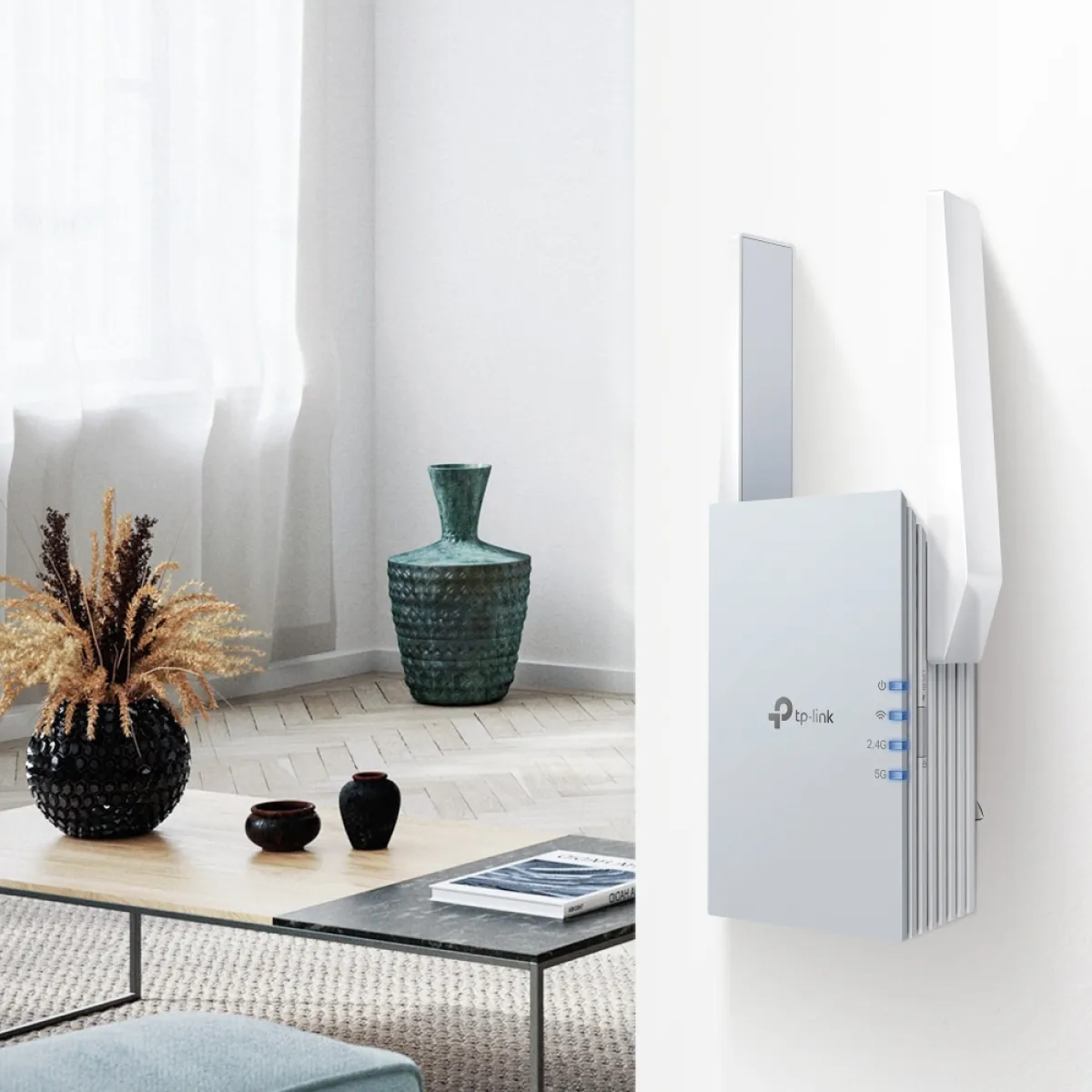 TP-Link RE515X / AX1500 Двухдиапазонный усилитель сигнала Wi-Fi 6 с EasyMesh и Gigabit Ethernet