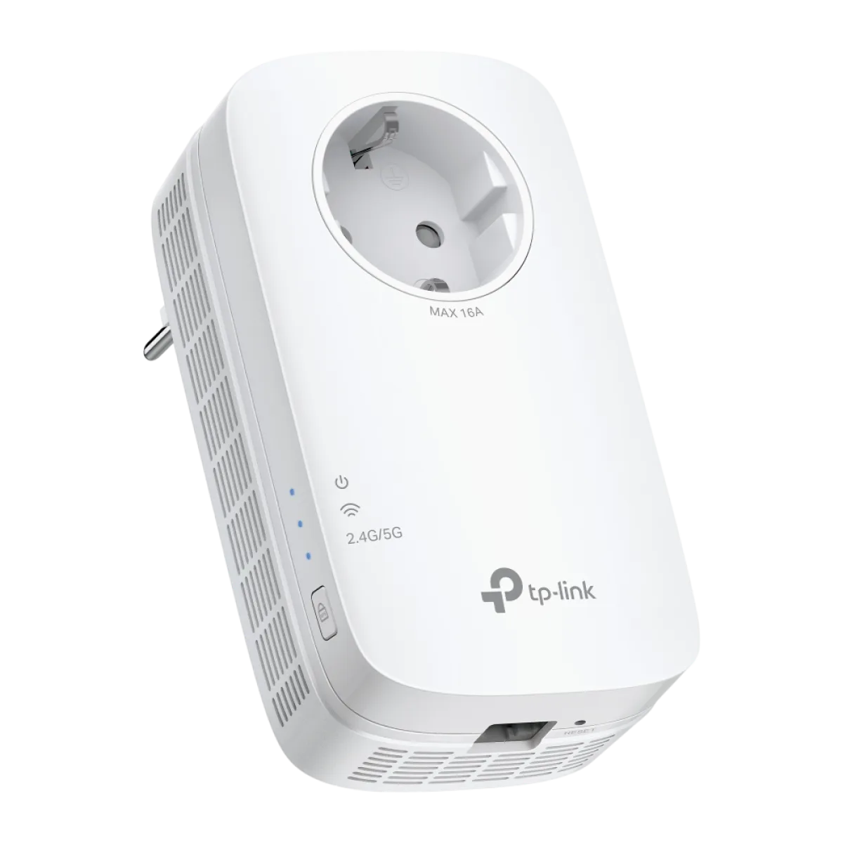 TP-Link RE660X / AX1800 Двухдиапазонный усилитель сигнала Wi-Fi 6 с проходной розеткой, EasyMesh и Gigabit Ethernet