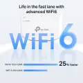 TP-Link RE660X / AX1800 Двухдиапазонный усилитель сигнала Wi-Fi 6 с проходной розеткой, EasyMesh и Gigabit Ethernet