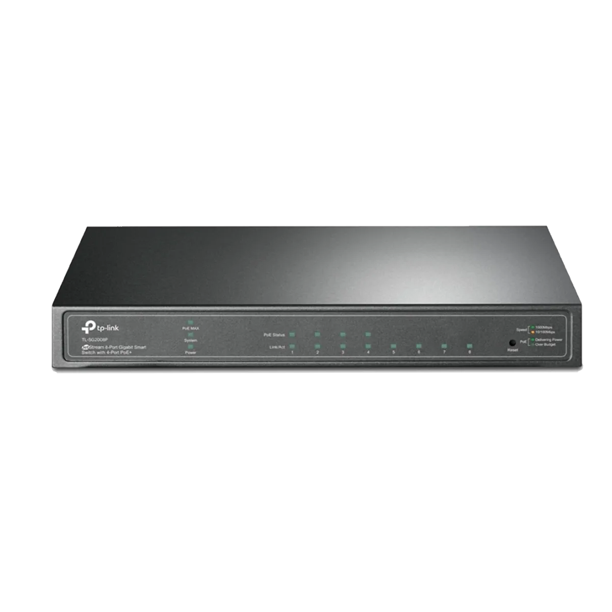 TP-Link Omada SG2008P / Интеллектуальный гигабитный коммутатор с 8 портами и поддержкой PoE+ с 4 портами.