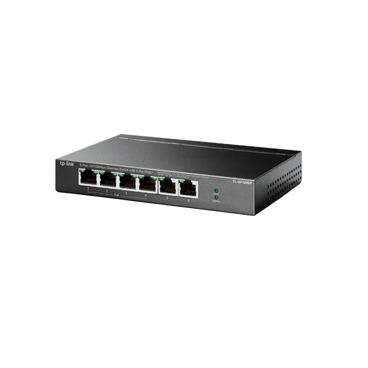 TP-Link TL-SF1006P / 6-портовый настольный коммутатор с 4 портами PoE+