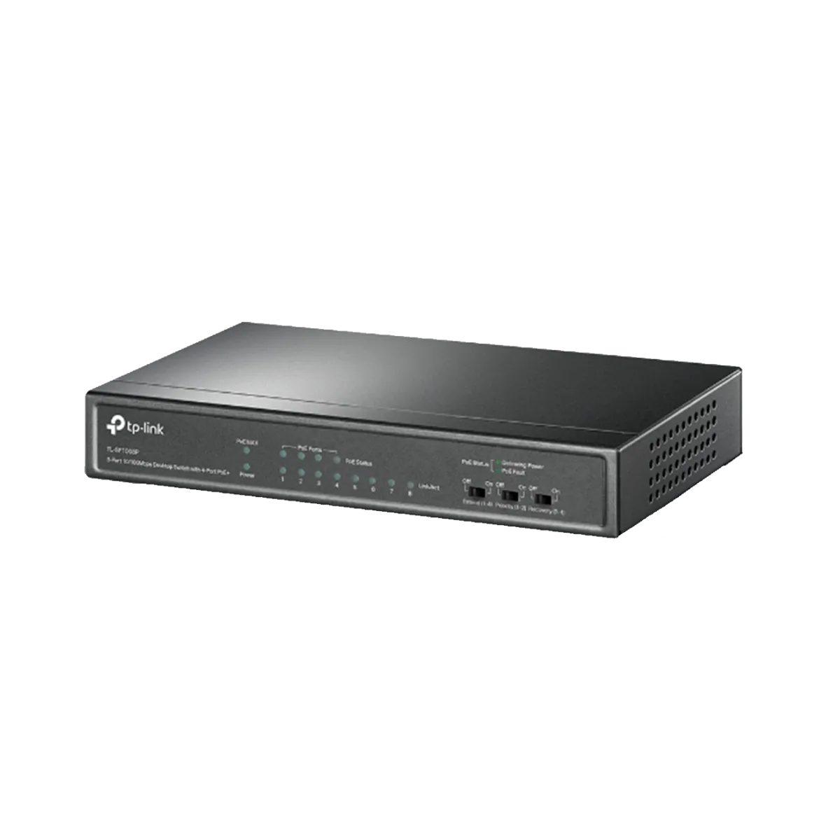 TP-Link TL-SF1008P / 8-портовый настольный коммутатор с 4-портами PoE+