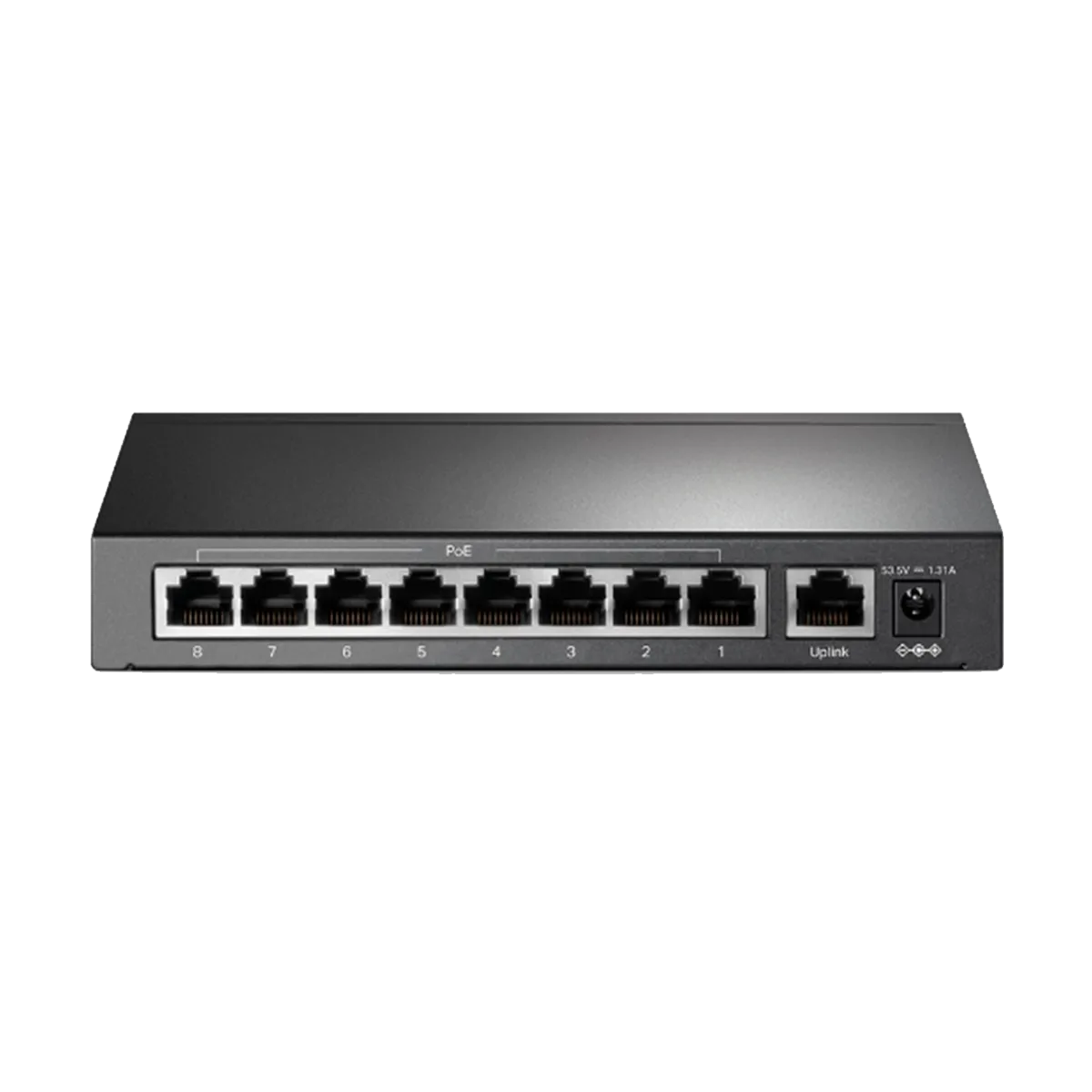 TP-Link TL-SF1009P / 9-портовый настольный коммутатор с 8-портами PoE+