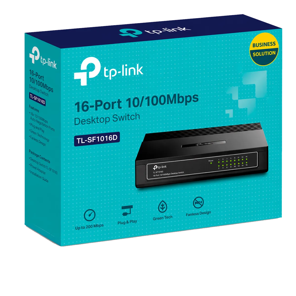 TP-Link TL-SF1016D / 16-портовый настольный коммутатор 
