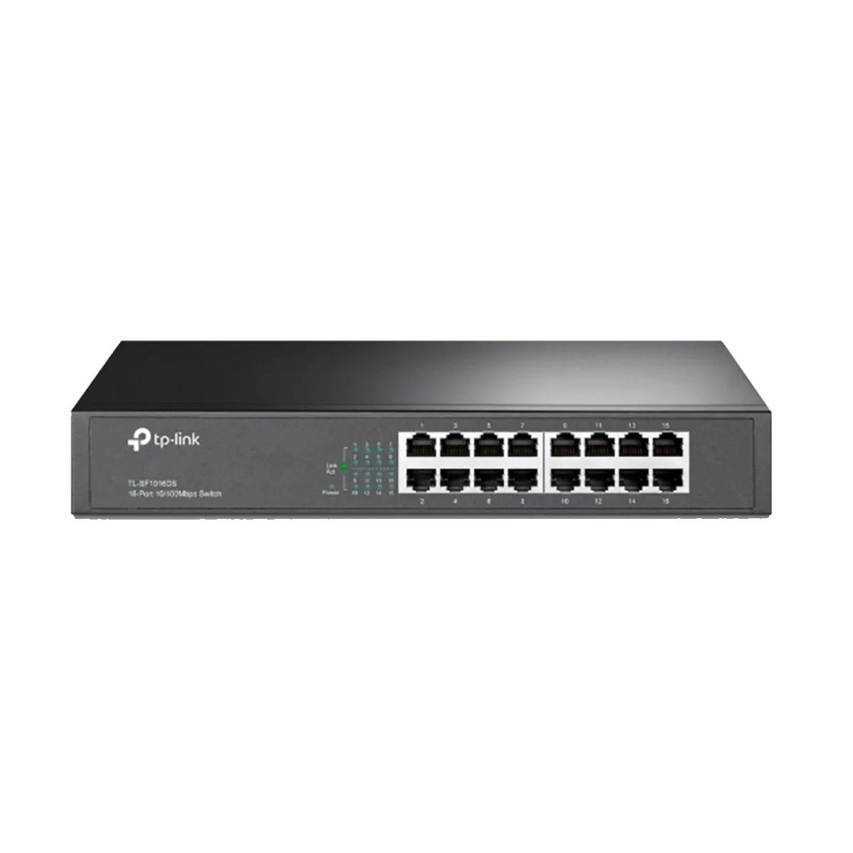 TP-Link TL-SF1016DS / 16-портовый коммутатор (настольный/ монтируемый в стойку)