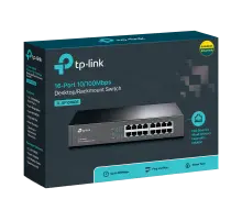 TP-Link TL-SF1016DS / 16-портовый коммутатор (настольный/ монтируемый в стойку)