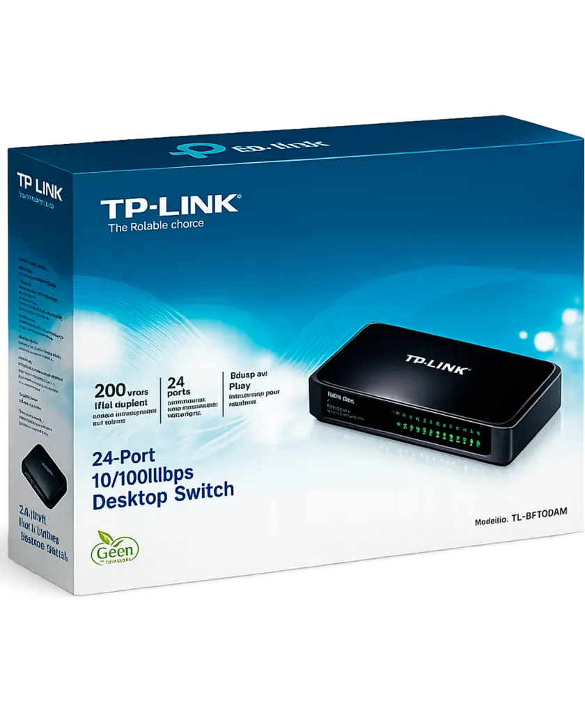 TP-Link TL-SF1024M / 24-портовый настольный коммутатор