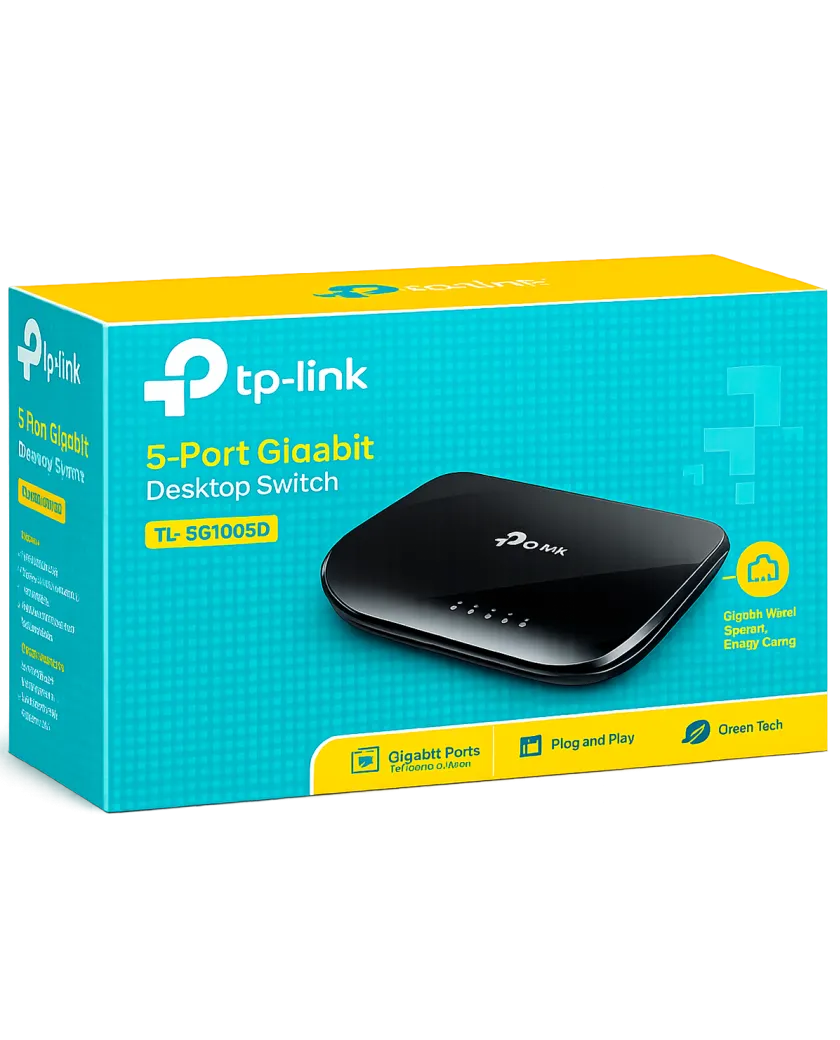 TP-Link TL-SG1005D / 5-портовый гигабитный настольный коммутатор