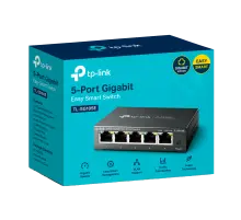 TP-Link TL-SG105E / Easy Smart 5-портовый гигабитный коммутатор