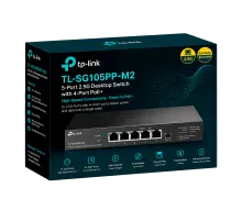 TP-Link TL-SG105-M2 / 5-портовый настольный коммутатор 2,5G