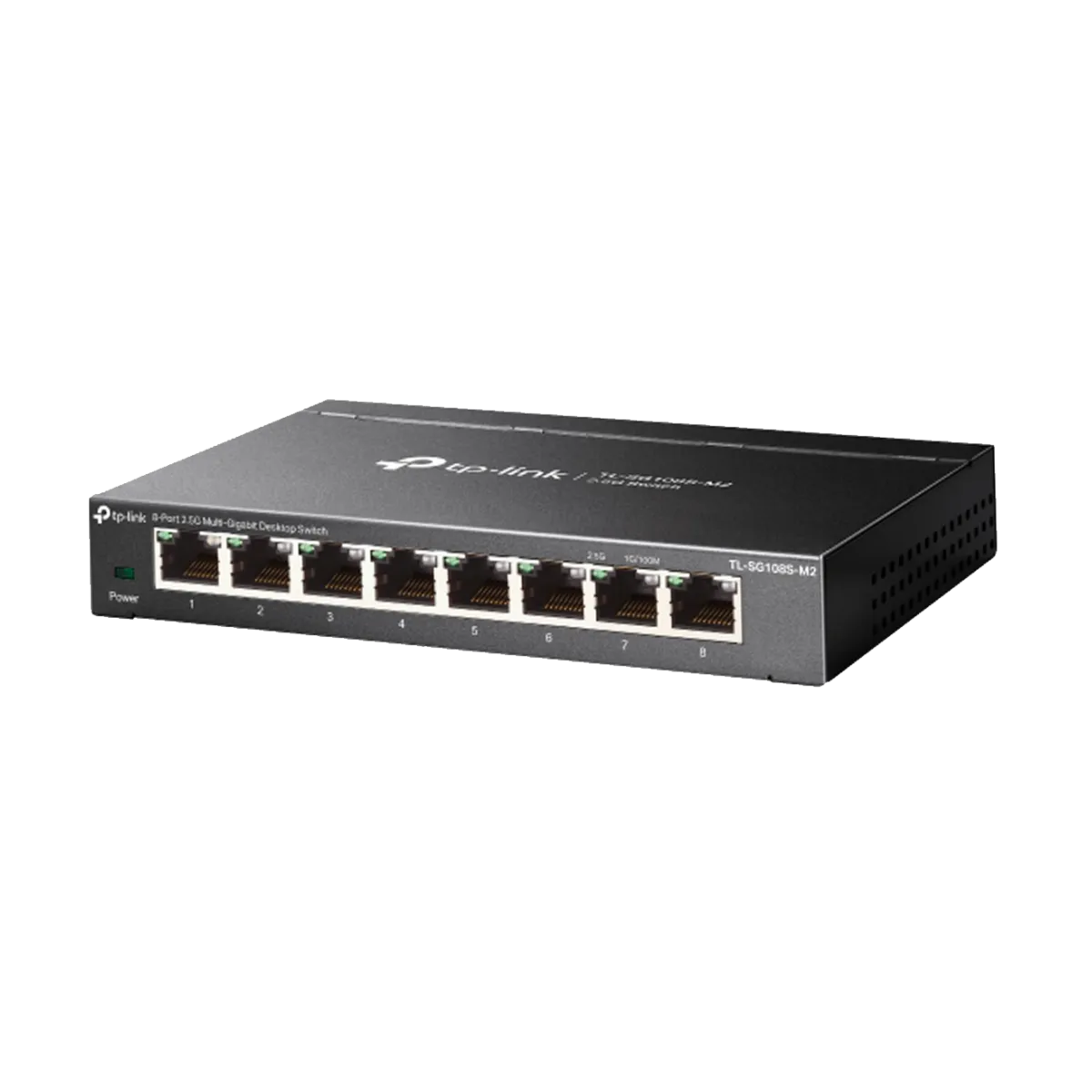 TP-Link TL-SG108S-M2 / 8-портовый настольный коммутатор 2,5G Multi Gigabit