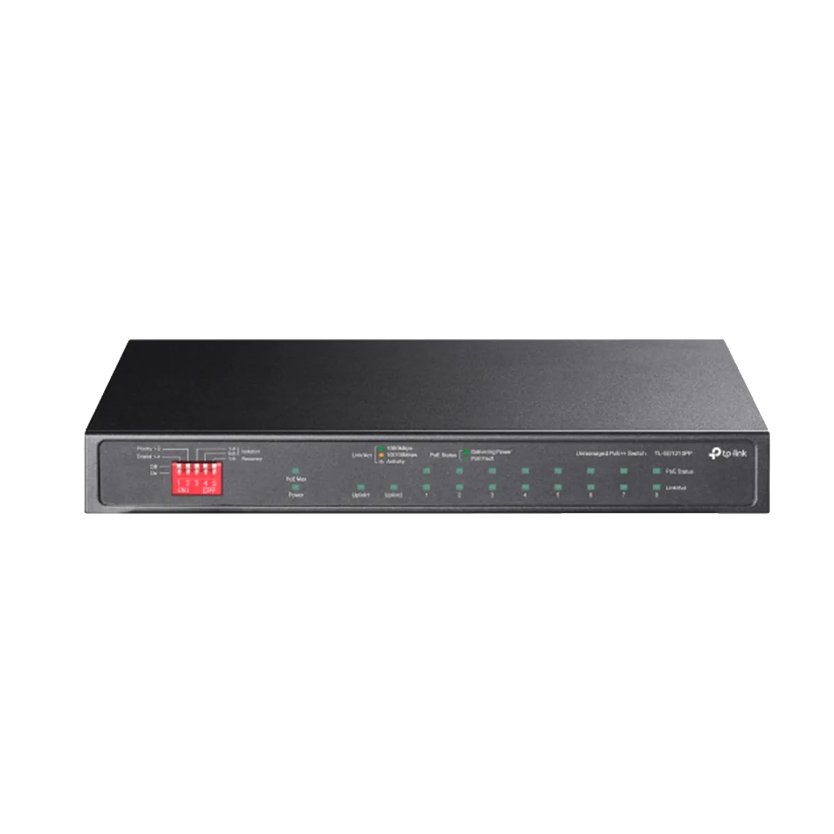 TP-Link TL-SG1210PP / Настольный гигабитный коммутатор на 10 портов с 6 портами PoE+ и 2 портами PoE++