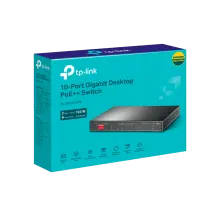 TP-Link TL-SG1210PP / Настольный гигабитный коммутатор на 10 портов с 6 портами PoE+ и 2 портами PoE++