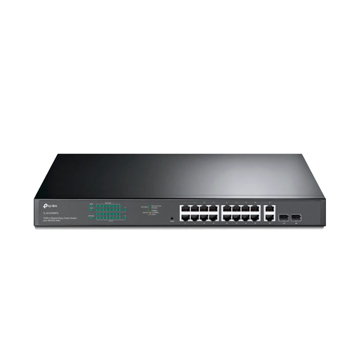 TP-Link TL-SG1218MPE / Easy Smart гигабитный коммутатор с 16 портами PoE+ и 2 SFP слотами
