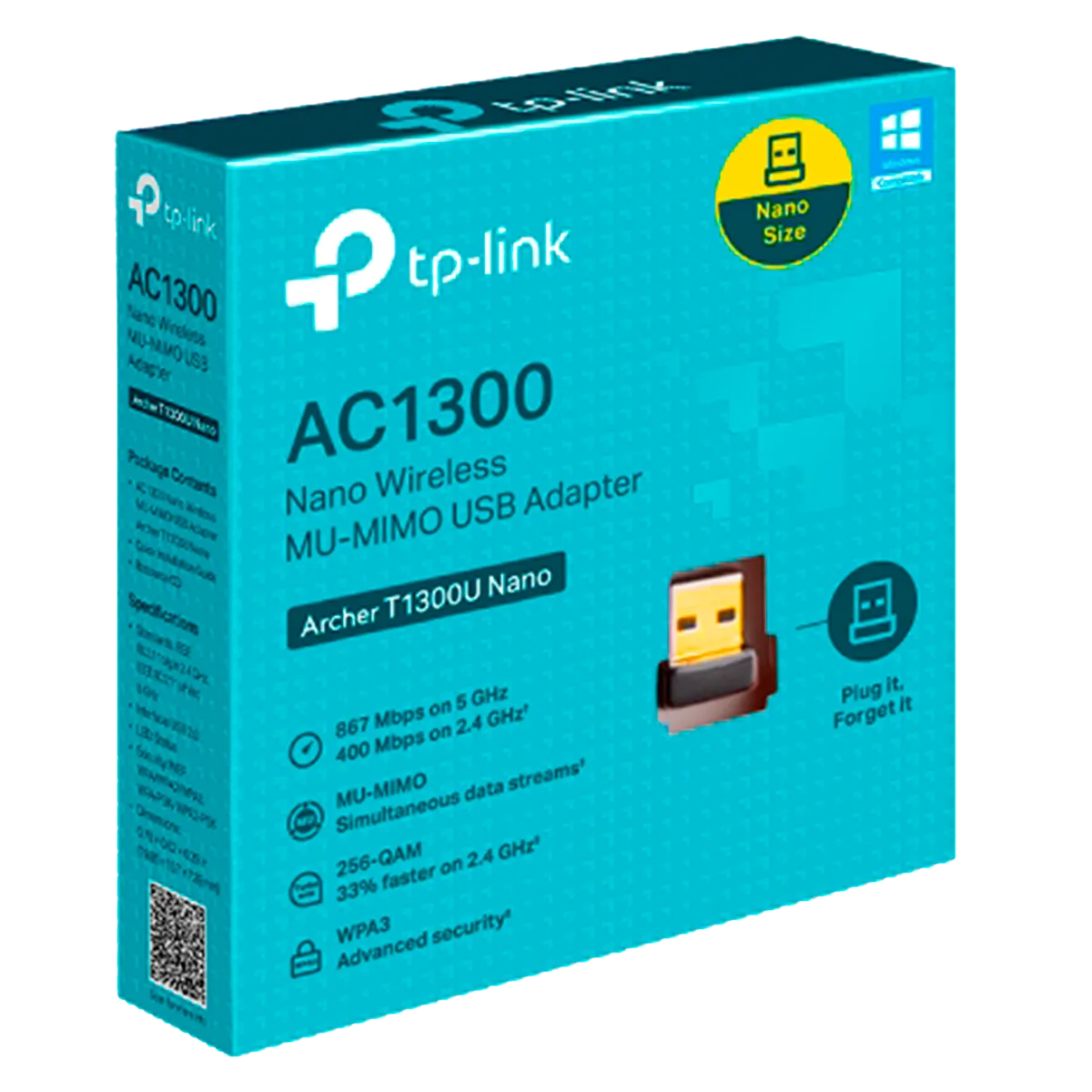 TP-Link Archer T1300U / AC1300 Двухдиапазонный беспроводной USB-адаптер Wi-Fi
