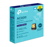 TP-Link Archer T2UB Nano / AC600 Двухдиапазонный беспроводной USB-адаптер Wi-Fi с поддержкой Bluetooth 4.2