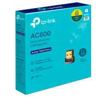 TP-Link Archer T600U Nano / AC600 Двухдиапазонный беспроводной nano USB-адаптер Wi-Fi