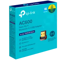 TP-Link Archer T600UB Nano / AC600 Двухдиапазонный беспроводной nano USB-адаптер Wi-Fi с поддержкой Bluetooth 4.2