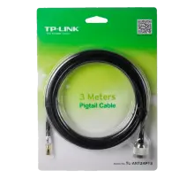 TP-Link TL-ANT24PT3 / Переходник штекер N RP-SMA 3m, Кабель антенный пигтейл (Pigtail)