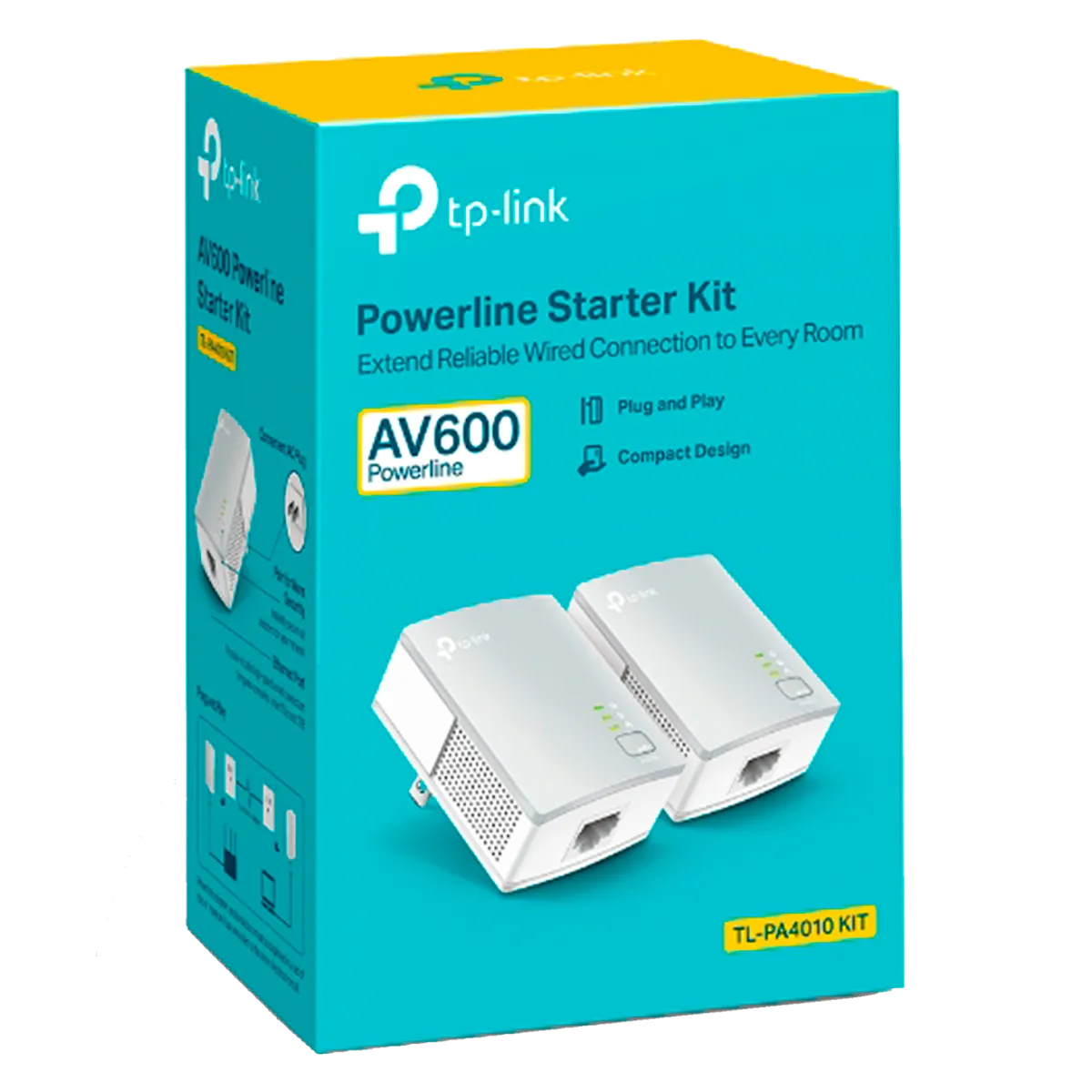 TP-Link TL-PA4010 KIT / AV600 Комплект Powerline адаптеров
