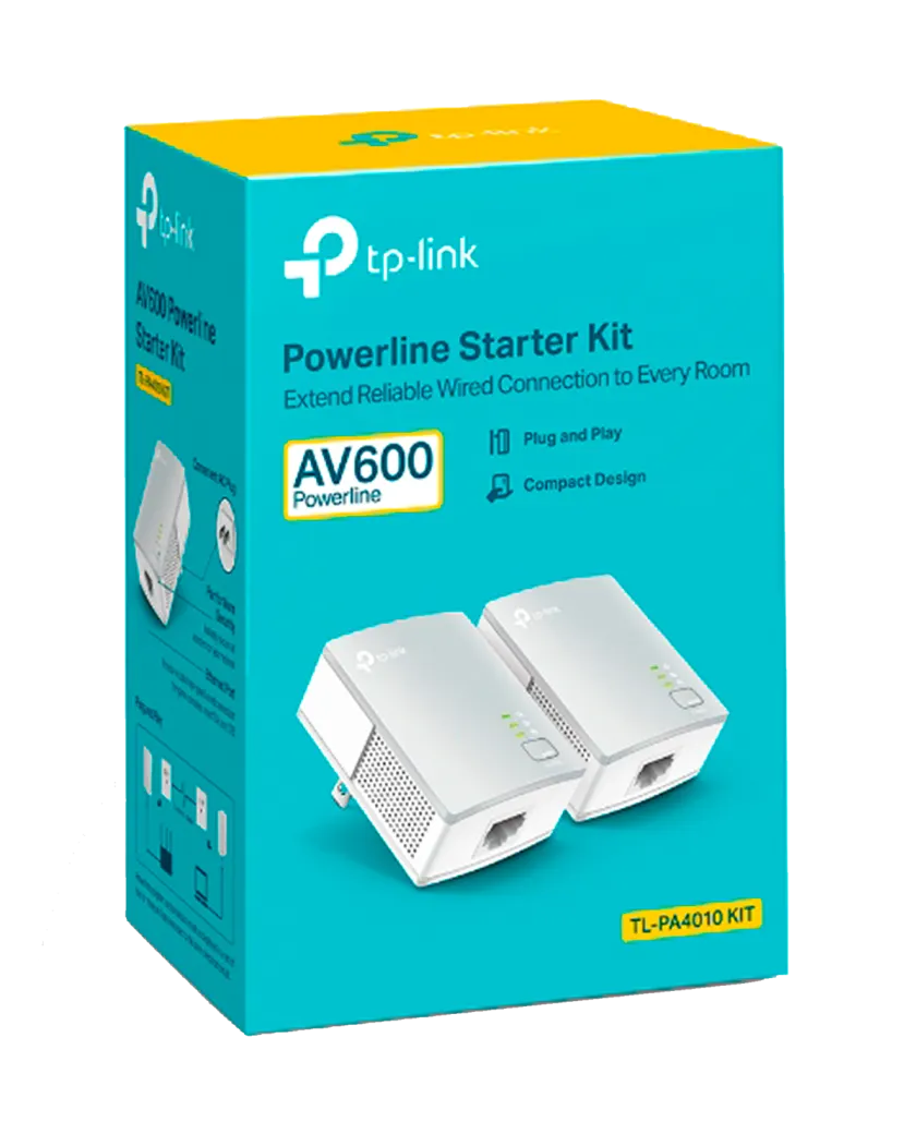 TP-Link TL-PA4010 KIT / AV600 Комплект Powerline адаптеров