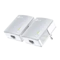 TP-Link TL-PA411 KIT / AV600 Комплект из 2 Powerline-адаптеров HomePlug AV с Ethernet 100 Мбит/с