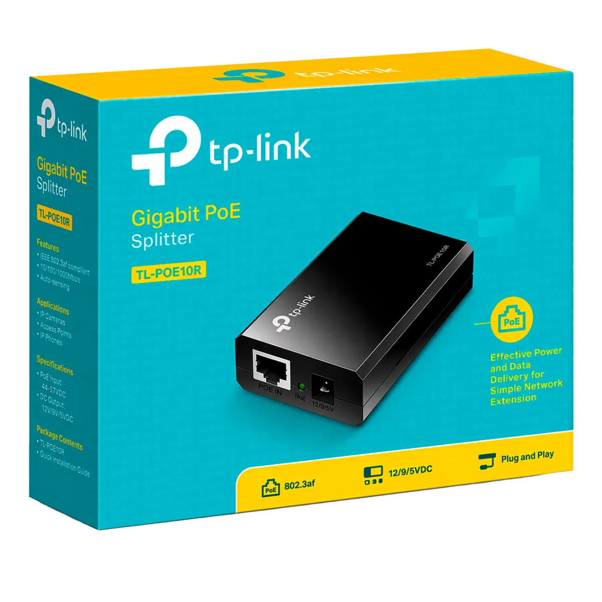 TP-Link Omada PoE10R / Сплиттер PoE (разветвитель)