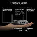 TP-Link TL-WR3602BE / BE3600 Портативный двухдиапазонный роутер Wi-Fi 7 с MLO, 2.5GbE, USB-C и WireGuard VPN