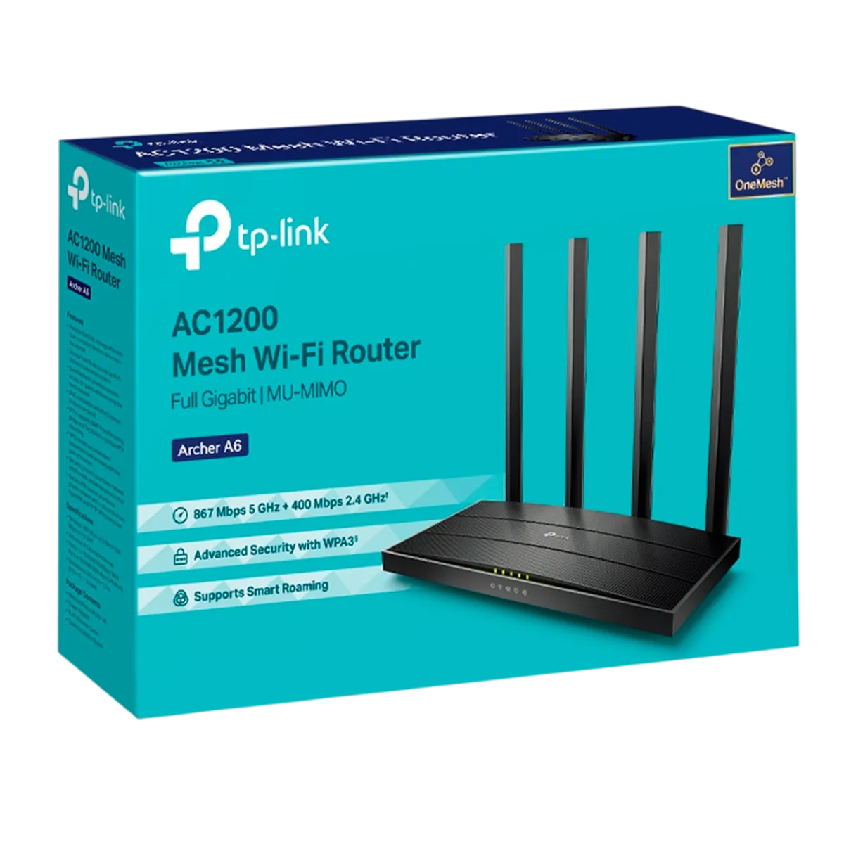 TP-Link Archer A6 / AC1200 Двухдиапазонный гигабитный роутер Wi-Fi