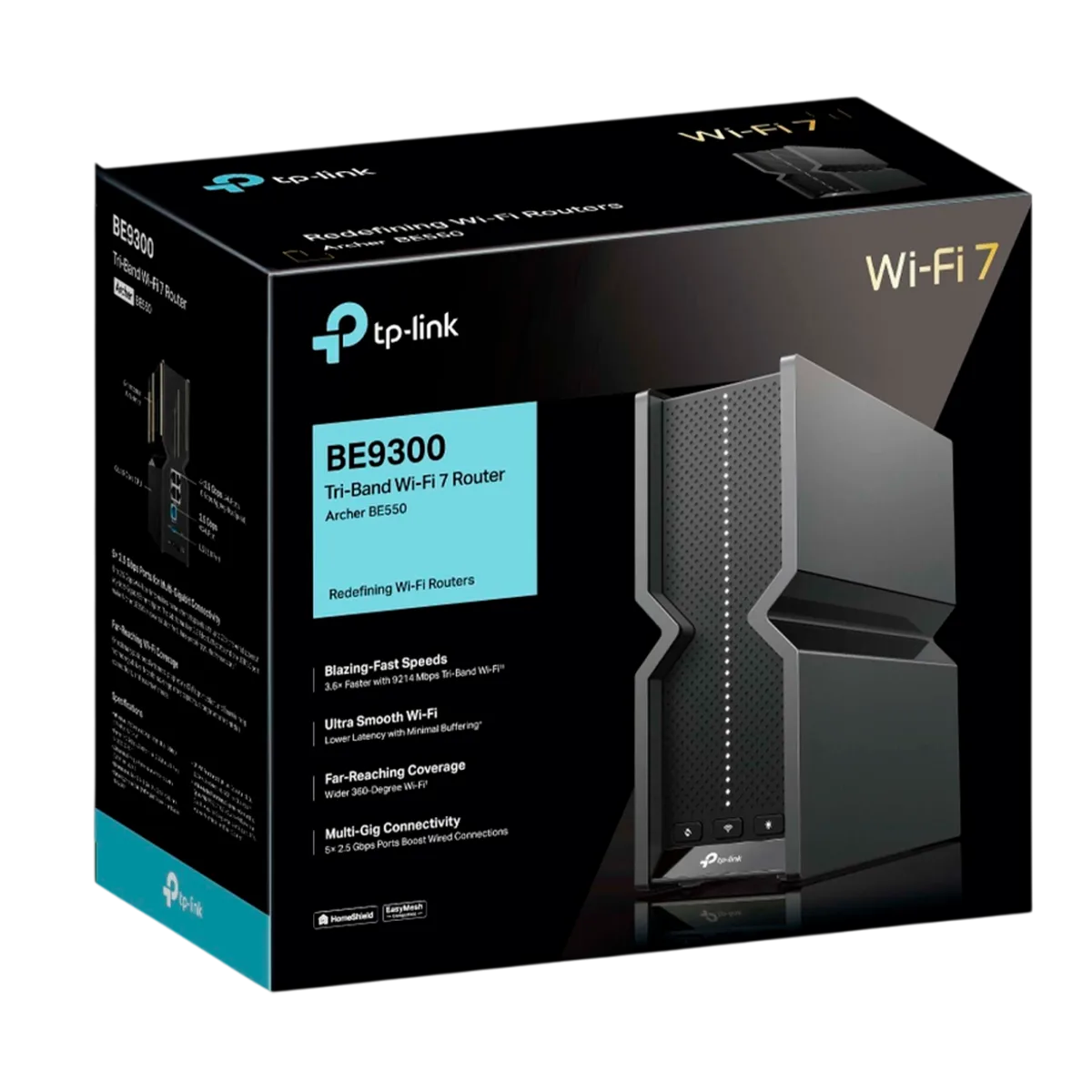 TP-Link Archer BE550 / BE7200 Трехдиапазонный беспроводной маршрутизатор Wi-Fi 7