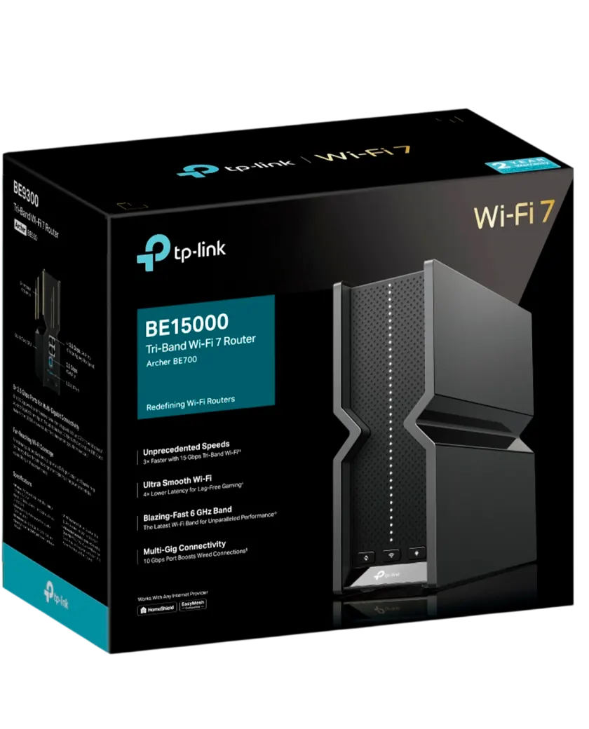 TP-Link Archer BE700 / BE15000 Трёхдиапазонный Wi-Fi 7 роутер