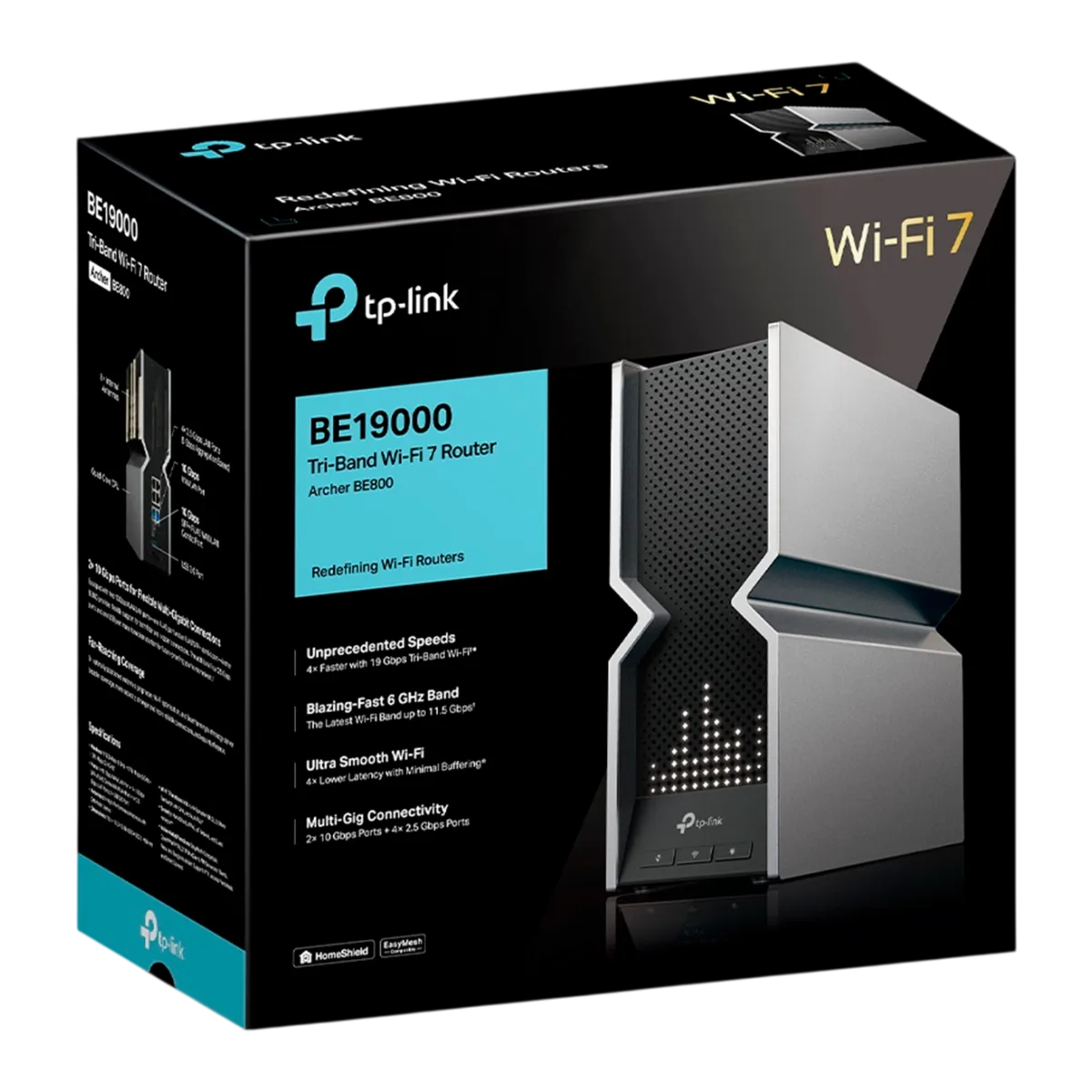 TP-Link Archer BE800 / BE19000 Трехдиапазонный маршрутизатор Wi-Fi 7
