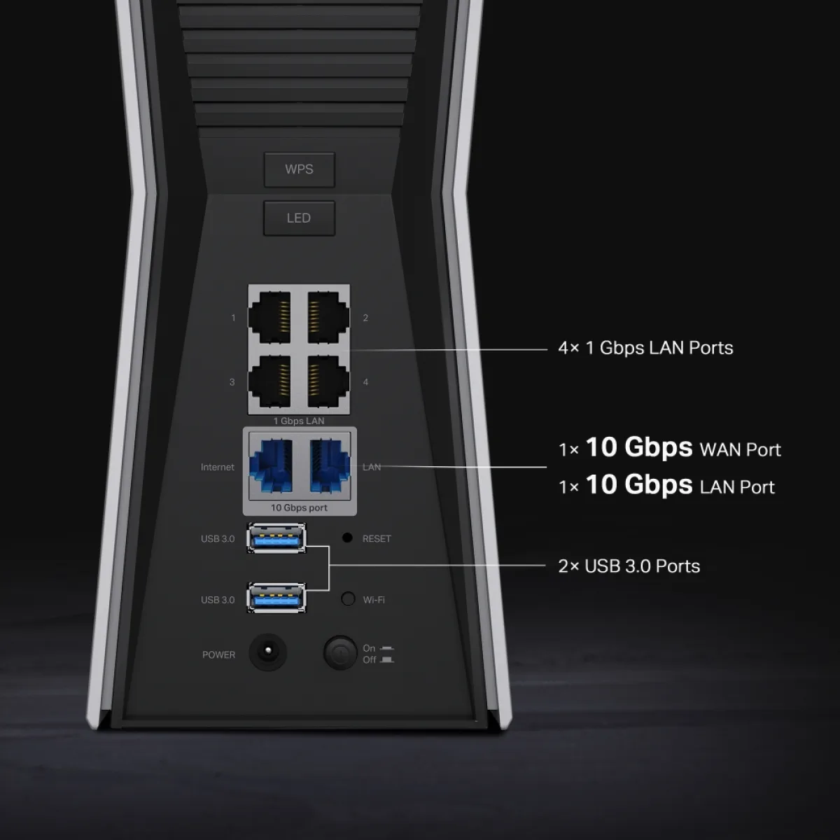 TP-Link Archer BE805 / BE19000 Трехдиапазонный маршрутизатор Wi-Fi 7