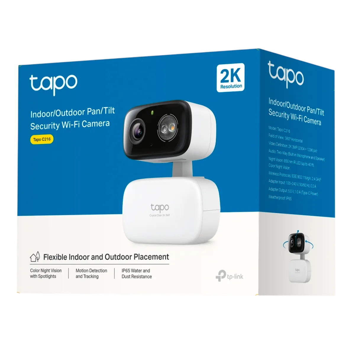 TP-Link Tapo C216 / Умная внтренняя/наружная домашняя камера с ИИ